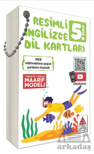 5. Sınıf Resimli İngilizce Dil Kartları - 1