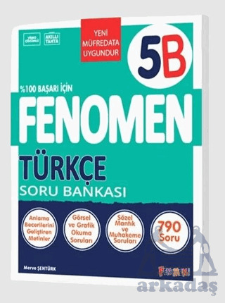 5. Sınıf Türkçe Soru Bankası B - Fenomen Yayınları