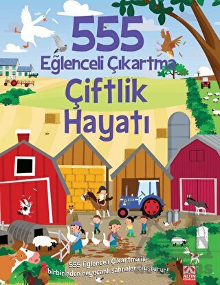 555 Eğlenceli Çıkartma Çiftlik Hayatı - Altın Kitaplar
