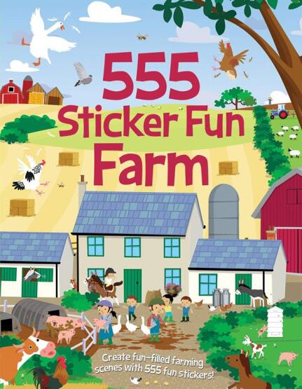 555 Sticker Fun - Farm Activity Book - 555 Sticker Fun - Imagine That