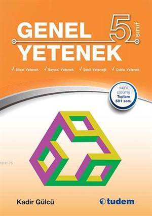 5.Sınıf Genel Yetenek Kitabı - Tudem Yayınları