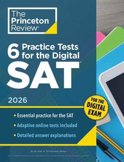 6 Practice Tests for the Digital SAT, 2026
In-Book + Online Practice Tests for Your Top Score - 1