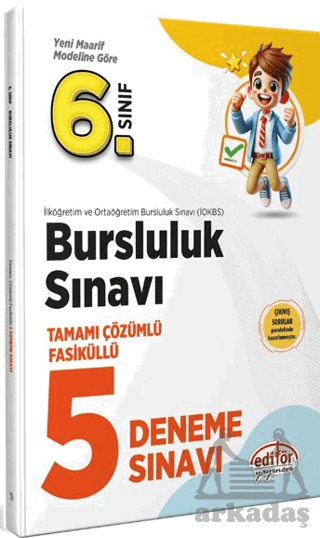 6. Sınıf Bursluluk Tamamı Çözümlü Fasiküllü 5 Deneme Sınavı - 2