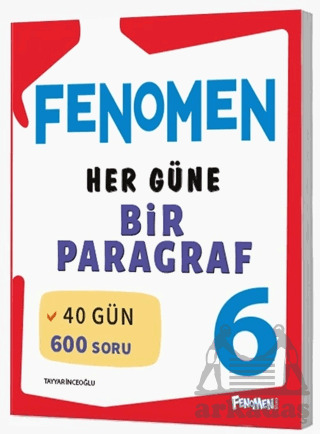 6. Sınıf Her Güne Bir Paragraf - Fenomen Yayınları