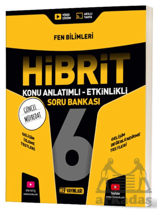 6. Sınıf Hibrit Fen Bilimleri Soru Bankası - Hız Yayınları