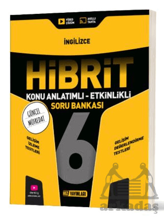 6. Sınıf Hibrit İngilizce Konu Anlatımlı - Etkinlikli Soru Bankası - 1