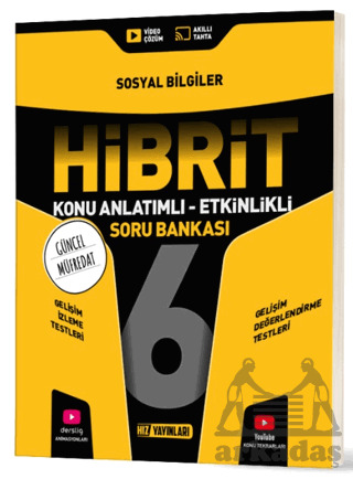 6. Sınıf Hibrit Sosyal Bilgiler Soru Bankası - Hız Yayınları