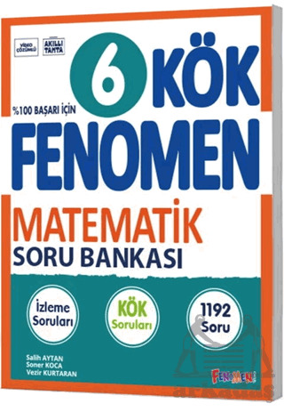 6. Sınıf Matematik KÖK Soru Bankası - Fenomen Yayınları