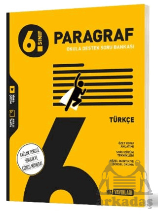 6. Sınıf Türkçe Paragraf Soru Bankası - Hız Yayınları