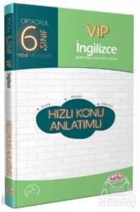 6. Sınıf VIP İngilizce Hızlı Konu Anlatımlı - Editör Yayınevi