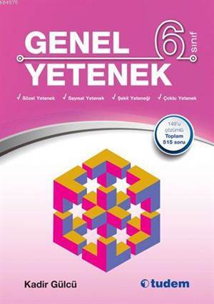 6.Sınıf Genel Yetenek Kitabı - Tudem Yayınları