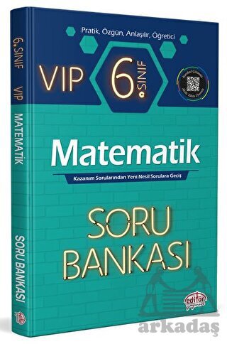 6.Sınıf VIP Matematik Soru Bankası - 1