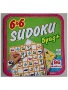 6x6 Sudoku 5+ (10) - Pötikare Yayıncılık