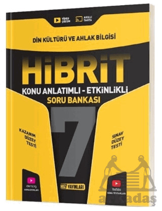 7. Sınıf Din Kültürü Ve Ahlak Bilgisi HİBRİT Konu Anlatımlı Etkinlikli Soru Bankası - Hız Yayınları