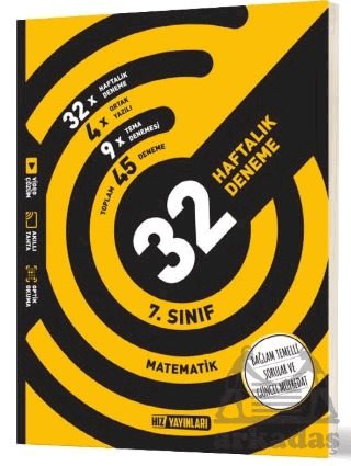 7. Sınıf Matematik 32 Haftalık Kazanım Denemeleri - 1