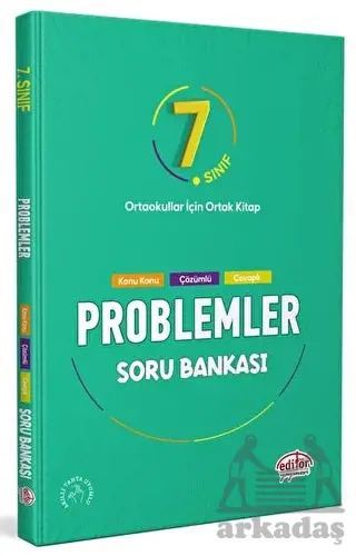 7. Sınıf Problemler Soru Bankası Editör Yayınevi - Editör Yayınevi