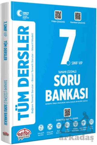 7. Sınıf Tüm Dersler Soru Bankası - Editör Yayınevi