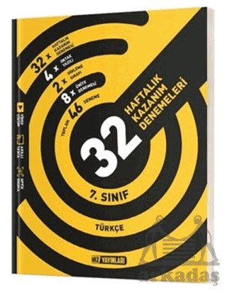 7. Sınıf Türkçe 32 Haftalık Kazanım Denemeleri - 1