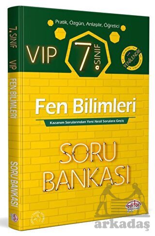 7. Sınıf Vıp Fen Bilimleri Soru Bankası - Editör Yayınevi