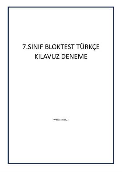 7.SINIF BLOKTEST TÜRKÇE KILAVUZ DENEME - 1