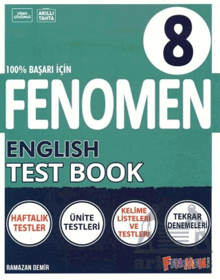 8. Sınıf Fenomen English Test Book Gama Yayınları - 1