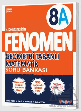 8. Sınıf Fenomen Geometri Tabanlı Matemetik Soru Bankası - Fenomen Yayınları