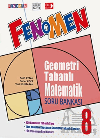 8. Sınıf Geometri Tabanlı Matematik Soru Bankası Fenomen Okul Yayınları - 1