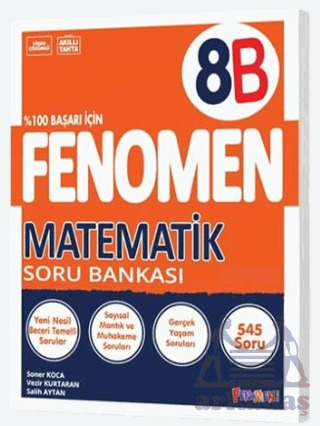 8. Sınıf LGS Fenomen Matematik Soru Bankası - Fenomen Yayınları