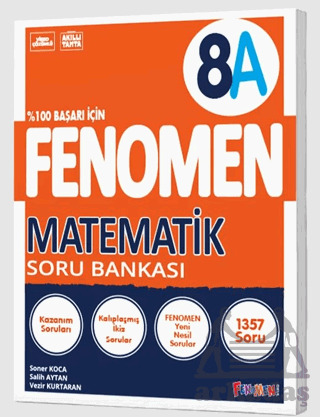 8. Sınıf LGS Matematik A Fenomen Soru Bankası - Fenomen Yayınları
