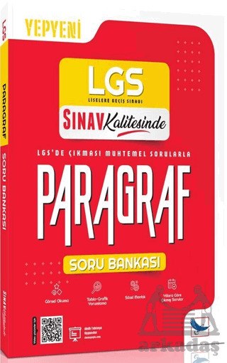 8. Sınıf LGS Paragraf Sınav Kalitesinde Soru Bankası - Sınav Yayınları