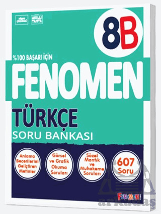 8. Sınıf LGS Türkçe Fenomen Soru Bankası - Fenomen Yayınları