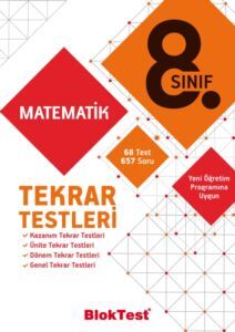 8. Sınıf Matematik Tekrar Testleri - Tudem Yayınları