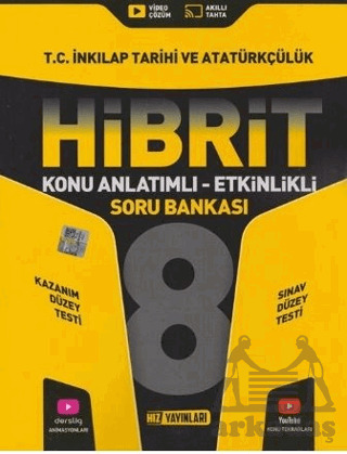 8. Sınıf T.C. İnkılap Tarihi Ve Atatürkçülük HİBRİT Konu Anlatımlı Etkinlikli Soru Bankası - Hız Yayınları