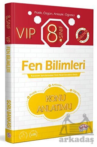 8. Sınıf Vıp Fen Bilimleri Konu Anlatımlı - Editör Yayınevi