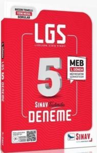 8.Sınıf LGS 1.Dönem 5 Deneme - 2023 Özel - 2