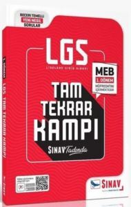 8.Sınıf LGS 1.Dönem Tam Tekrar Kamp - 2023 Özel - 2