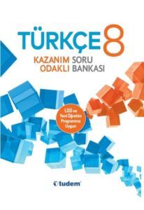 8.Sınıf Türkçe Kazanım Odaklı Soru Bankası - Tudem Yayınları