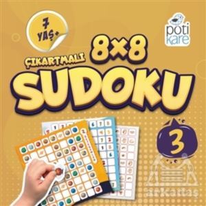 8X8 Çıkartmalı Sudoku 3 - 1