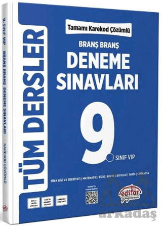 9. Sınıf Tüm Dersler Ünite Ünite Deneme Sınavları Çözümlü - 1