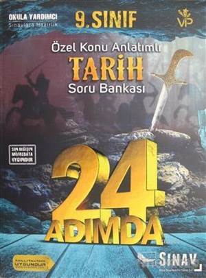 9.Sınıf 24 Adımda Tarih Soru Bankası - Sınav Yayınları