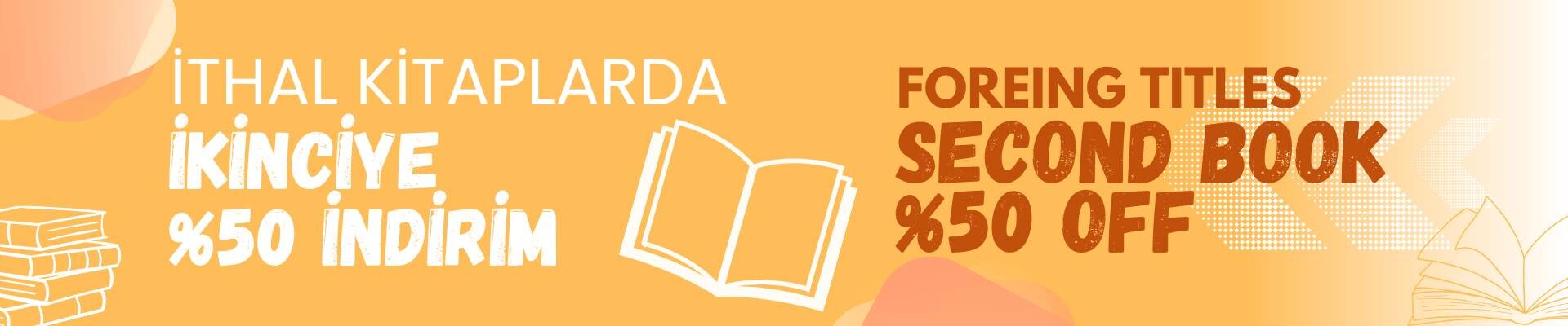 İthal Kitap İkinciye %50 İndirim (1)