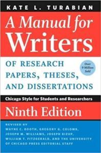 A Manual For Writers Of Research Papers, Theses And Dissertations - 1