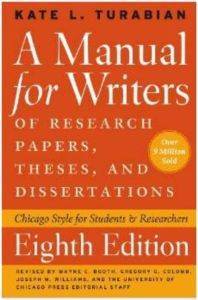 A Manual For Writers Of Research Papers, Theses And Dissertations - 1