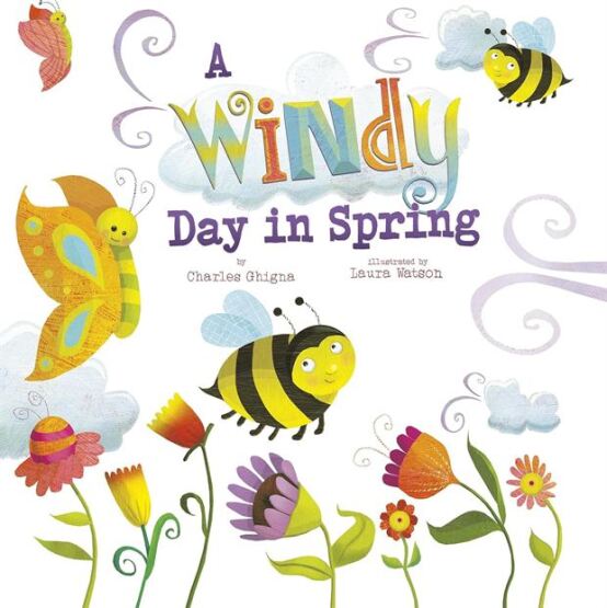 A Windy Day in Spring (Springtime Weather Wonders) Library Binding - 1