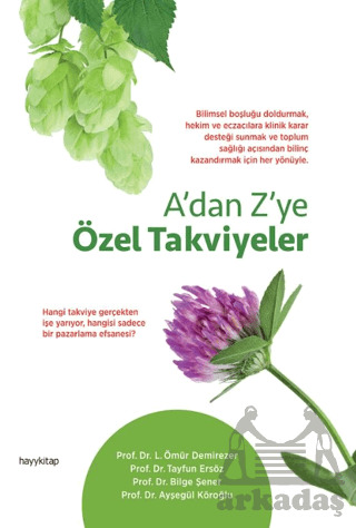 A’Dan Z’Ye Özel Takviyeler - Hayykitap