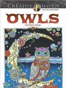Adult Coloring Creative Haven Owls - Dover Publications