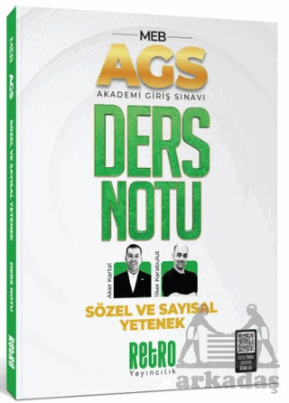AGS Sözel Ve Sayısal Yetenek Ders Notu - Retro Yayıncılık