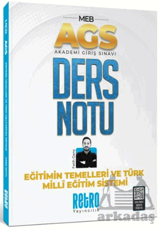 AGS Türk Milli Eğitim Sistemi Ve Eğitimin Temelleri Ders Notu - Retro Yayıncılık