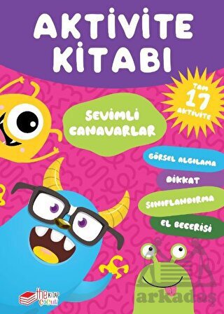 Aktivite Kitabı: Sevimli Canavarlar - 1