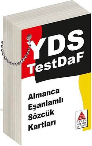 Almanca Eş Anlamlı Sözcük Kartları; YDS - Delta Kültür Yayınevi